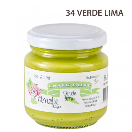 Chalk Paint Amelie Prager 120 cc Nº 34-Verde Lima