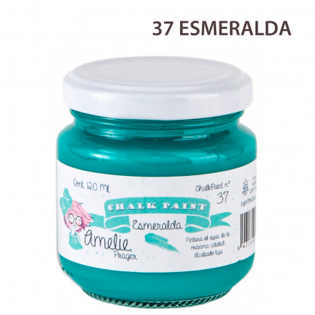 Chalk Paint Amelie Prager 120 cc Nº 37-Esmeralda