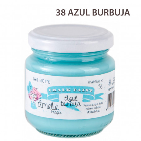 Chalk Paint Amelie Prager 120 cc Nº 38-Azul Burbuja