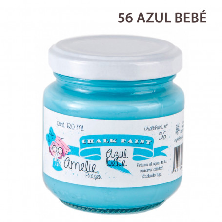 Chalk Paint Amelie Prager 120 cc Nº 56-Azul Bebé