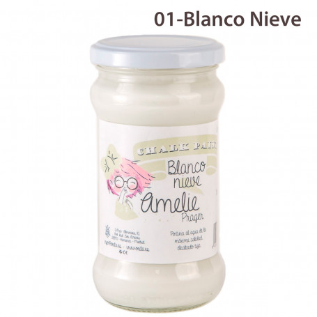  Chalk Paint Amelie Prager 280 ml Nº 01-Blanco Nieve