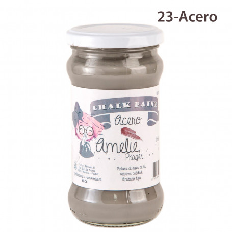 Chalk Paint Amelie Prager 280 ml Nº 23-Acero