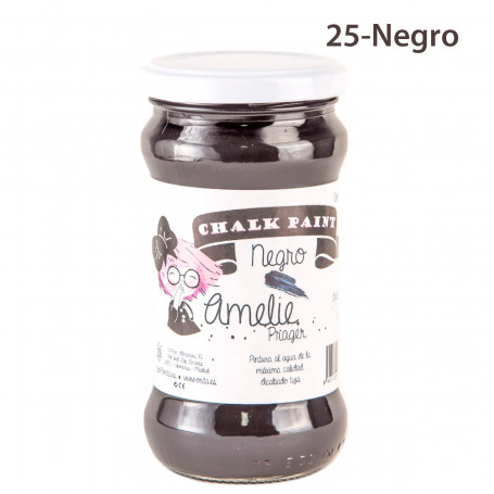Chalk Paint Amelie Prager 280 ml Nº 25-Negro