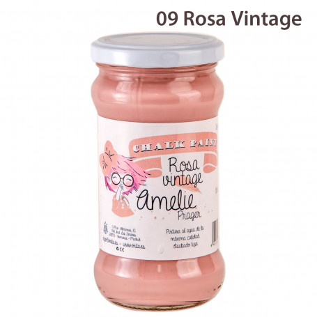 Chalk Paint Amelie Prager 280 cc Nº 09-Rosa Vintage