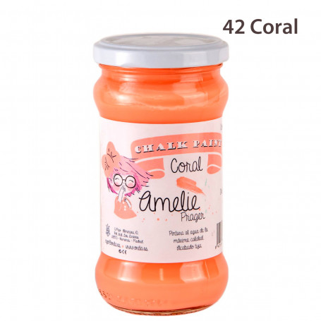 Chalk Paint Amelie Prager 280 cc Nº 42-Coral
