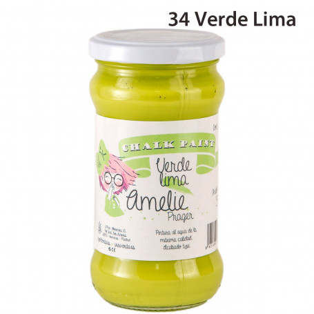 Chalk Paint Amelie Prager 280 ml Nº 34-Verde Lima