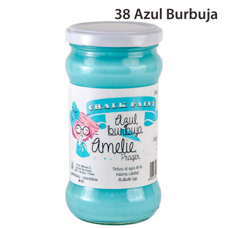 Chalk Paint Amelie Prager 280 ml Nº 38-Azul Burbuja