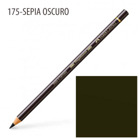 Lápiz Polychromos Faber Castell 175-Sepia Oscuro