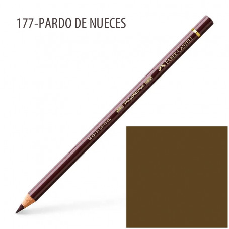 Lápiz Polychromos Faber Castell 177-Pardo de Nueces