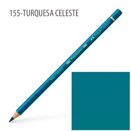 Lápiz Polychromos Faber Castell 155 Turquesa Celeste