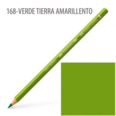 Lápiz Polychromos Faber Castell 168 Verde Tierra Amarillento