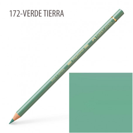 Lápiz Polychromos Faber Castell 172 Verde Tierra