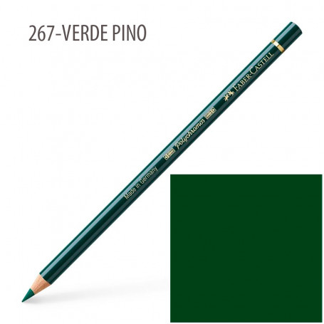 Lápiz Polychromos Faber Castell 267 Verde Pino