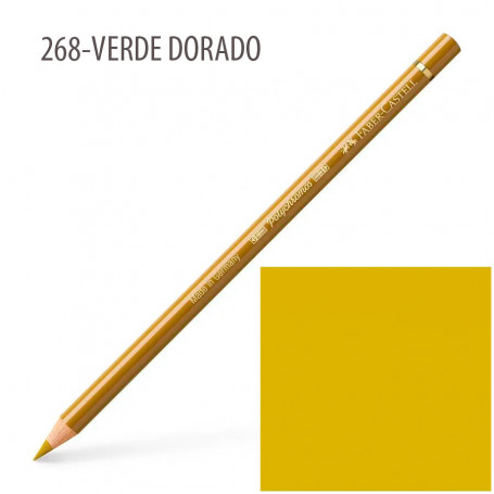 Lápiz Polychromos Faber Castell 268 Verde Dorado