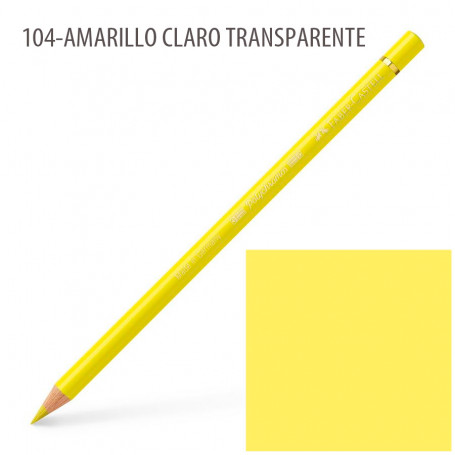 Lápiz Polychromos Faber Castell 104-Amarillo Claro Transparente