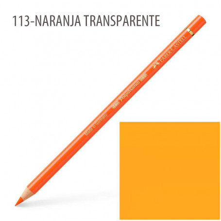 Lápiz Polychromos Faber Castell 113-Naranja Transparente