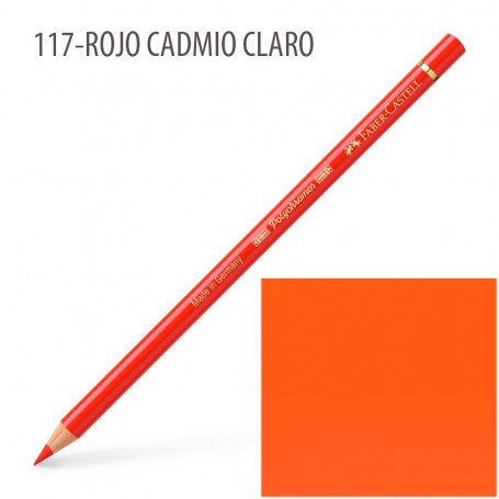 Lápiz Polychromos Faber Castell 117-Rojo Cadmio Claro