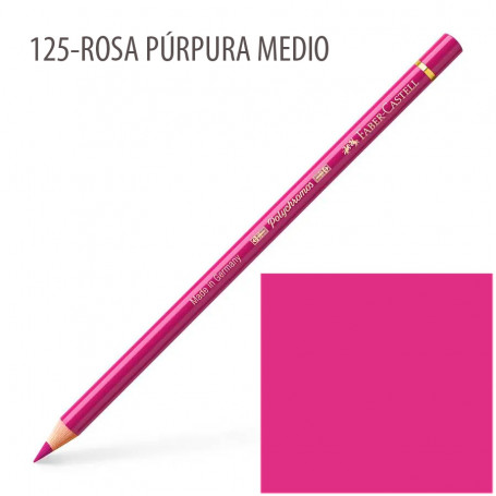 Lápiz Polychromos Faber Castell 125-Rosa Púrpura Medio
