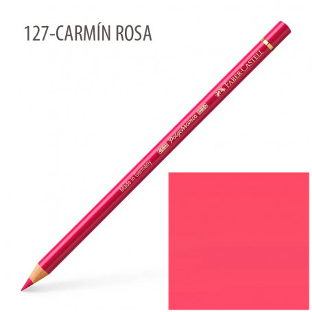 Lápiz Polychromos Faber Castell 127-Carmín Rosa