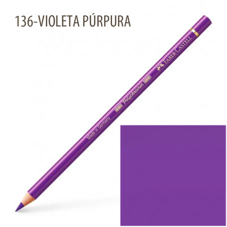 Lápiz Polychromos Faber Castell 136-Violeta Púrpura