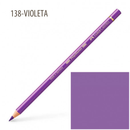 Lápiz Polychromos Faber Castell 138-Violeta