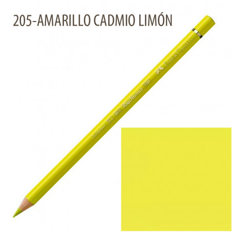 Lápiz Polychromos Faber Castell 205-Amarillo Cadmio Limón