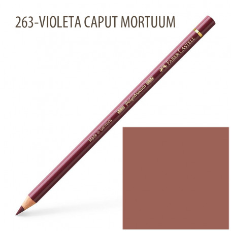 Lápiz Polychromos Faber Castell 263-Violeta Caput Mortuum