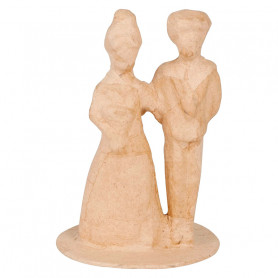 Figura Novios Hombre y Mujer Décopatch