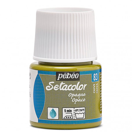 Setacolor Opaco 45 ml Pébéo 83 Oliva