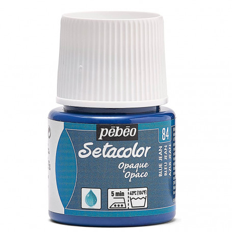 Setacolor Opaco 45 ml Pébéo 84 Azul Jean