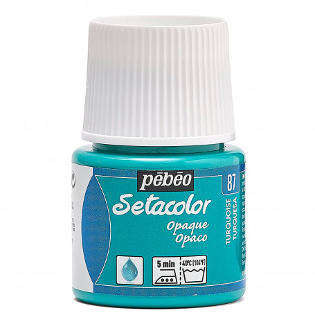 Setacolor Opaco 45 ml Pébéo 87 Turquesa