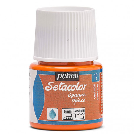 Setacolor Opaco 45 ml Pébéo 12 Naranja