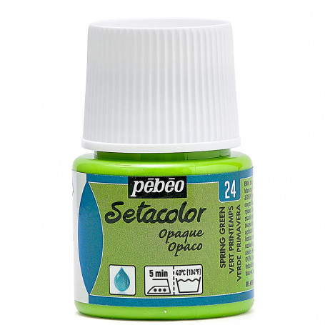 Setacolor Opaco 45 ml Pébéo 24 Verde Primavera