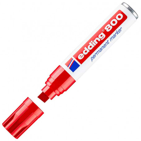 Marcador Edding 800 Rojo