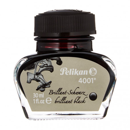 Tinta Estilográfica 30 ml Pelikan Negro Brillante