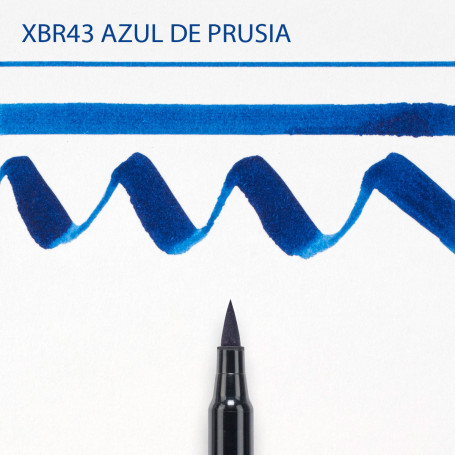 ROTULADOR PUNTA PINCEL KOI SAKURA XBR43 AZUL DE PRUSIA