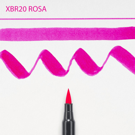 ROTULADOR PUNTA PINCEL KOI SAKURA XBR20 ROSA