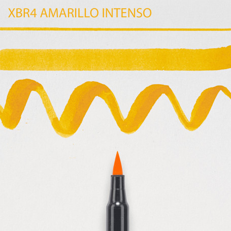 ROTULADOR PUNTA PINCEL KOI SAKURA XBR4 AMARILLO INTENSO