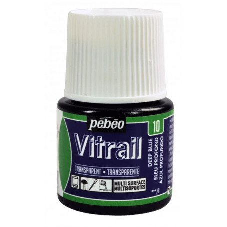 VITRAIL TRANSPARENTE 10 AZUL PROFUNDO