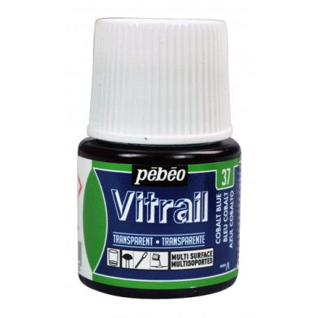 VITRAIL TRANSPARENTE 37 AZUL COBALTO