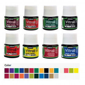 Pintura Vitrail Transparente 45 ml Pébéo