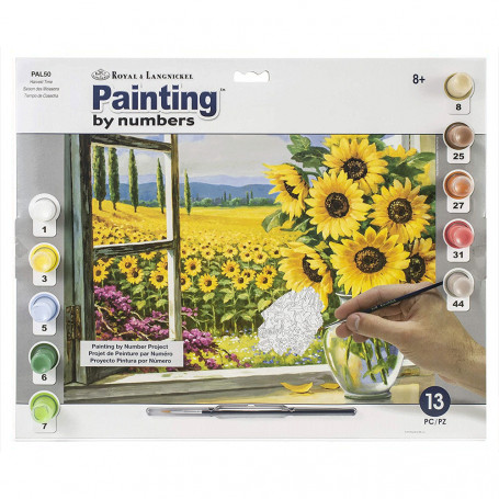 Pintar por Números Girasoles