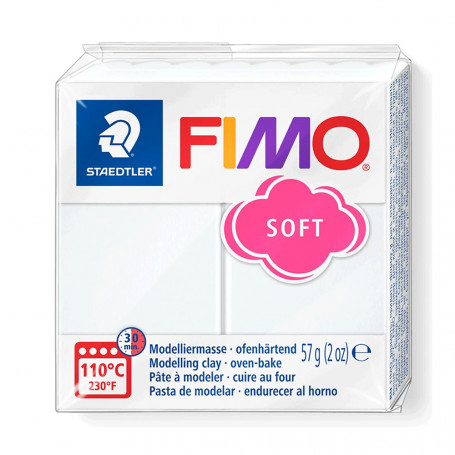 Fimo Soft 8020 - 0 Blanco