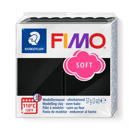 Fimo Soft 8020 - 9 Negro