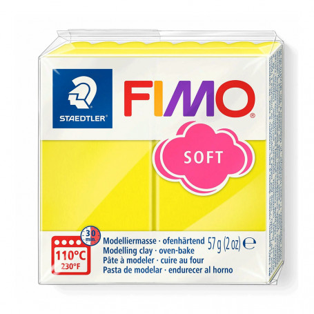 Fimo Soft 8020 - 10 Amarillo limón