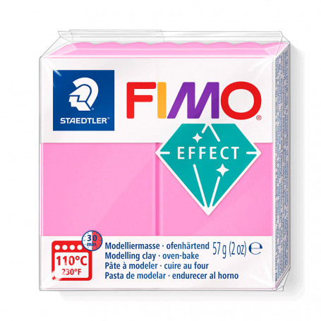 Fimo Effect 8020 Fosforescentes 56g - 201 Rosa Neón