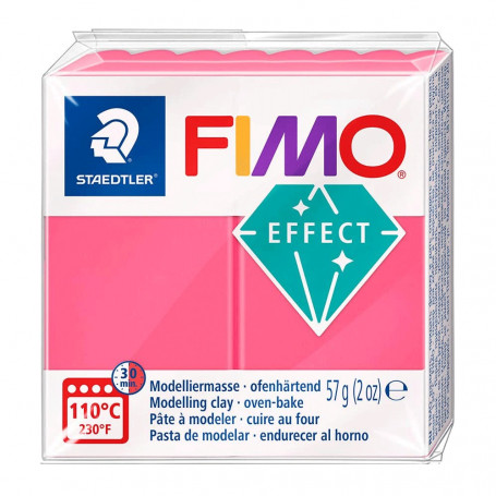 Fimo Effect 8020 Translúcidos 56g - 204 Rojo Translúcido 