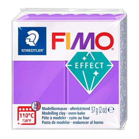 Fimo Effect 8020 Translúcidos 56g - 604 Lila Translúcido