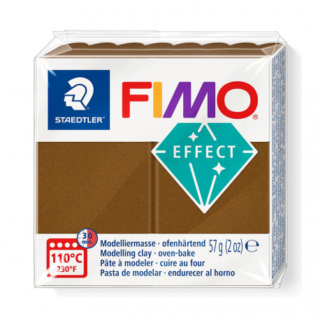 Fimo Effect 8020 Metálicos 56g - 71 Bronce Antiguo