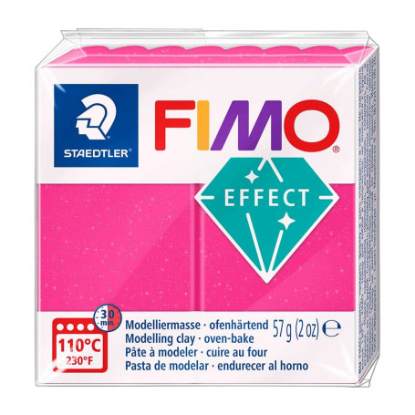 Fimo Effect 8020 Gemas 56g - 286 Cuarzo Rubí